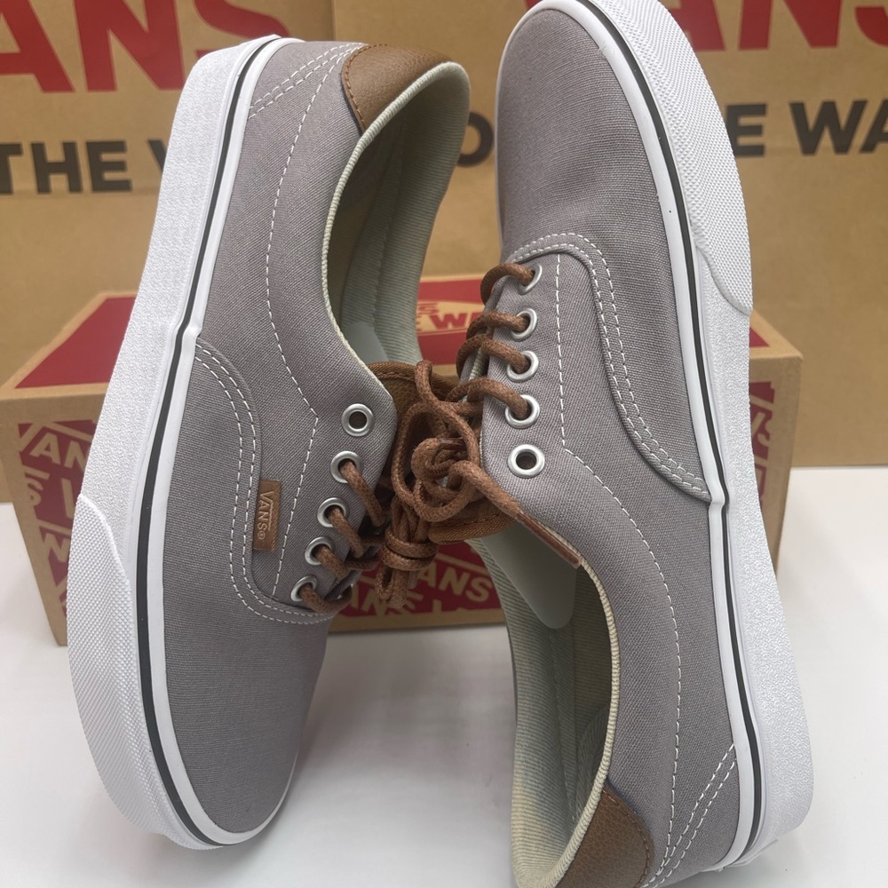Vans Men’s Era 59
(C&L) Frost Gray/Acid Denim Sneakers 
VN0A38FSQ70 - Picture 13 of 16